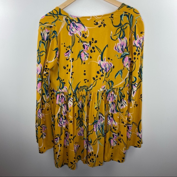 FREE PEOPLE Bella Golden Floral Tunic - Picture 8 of 9